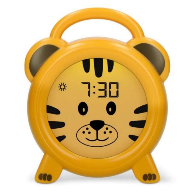 alecto-slaaptrainer-wekker-tiger.jpg Alecto - Sleep trainer, night light and alarm clock, tiger - Afbeelding 1
