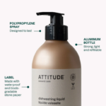 Attitude - Dishwashing liquid pompfles, geranium & lemongrass - Afbeelding 2