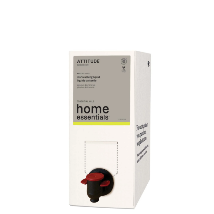 attitude-afwasmiddel-refill-geranium-lemongrass.png Attitude - Dishwashing liquid refill 2L, geranium & lemongrass - Afbeelding 1