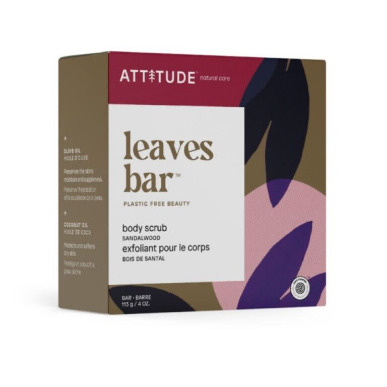 attitude-leaves-bar-body-scrub-sandalwood.jpg Attitude - Leaves bar body scrub, sandalwood - Afbeelding 1