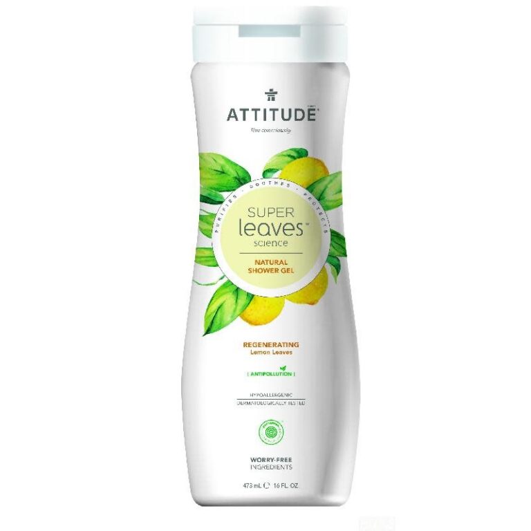 attitude-showergel-regenerating.jpg Attitude - showergel, Regenerating, lemon leaves - Afbeelding 1
