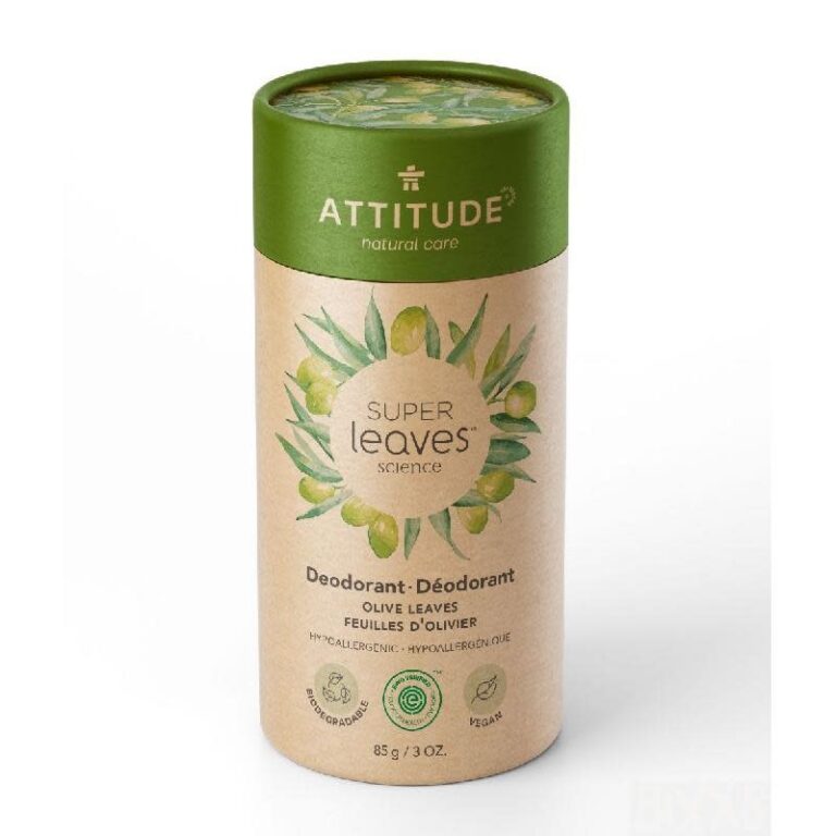 attitude-super-leaves-deodorant-olive-leaves.jpg Attitude - Super Leaves deodorant, Olive Leaves - Afbeelding 1