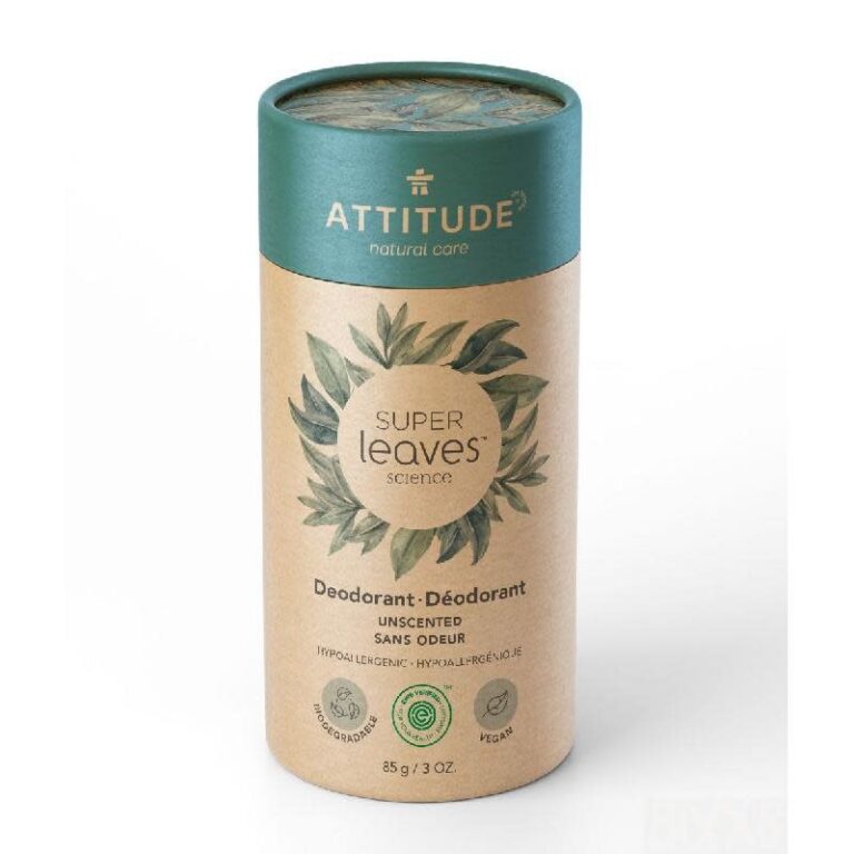 attitude-super-leaves-deodorant-unscented.jpg Attitude - Super Leaves deodorant, geurloos - Afbeelding 1
