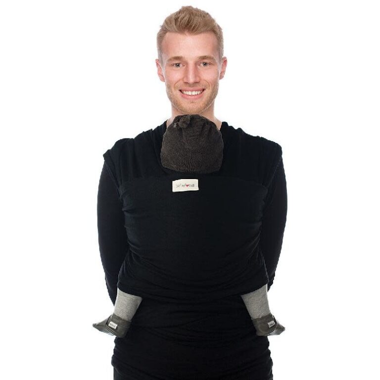 babyloniababycarriers-triot-slen-organic-black.jpg Babylonia Carriers - Tricot-Slen Organic Black - Afbeelding 1