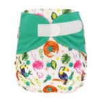 Blümchen - Diaper cover OneSize PUL Hook, Flamingo