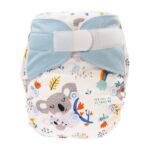 Blümchen - Organic all-in-one onesize hook and loop, koala love