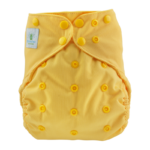 Blümchen - Diaper cover OneSize PUL YKK snaps, mandarin