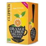 Clipper - Orange & lemon infusion, 20 theezakjes