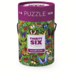 Crocodile Creek - 36 Animals Puzzle, butterfly world, 100 stukken