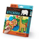 Crocodile Creek - Coloring stickers, Animals