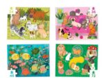Crocodile Creek - Four Puzzle set, Playful pets - Afbeelding 2