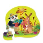 Crocodile Creek - Mini shaped box puzzle, Flower Power, 12 stukken