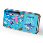 Crocodile Creek - Tin Puzzle 50 pieces, shark reef