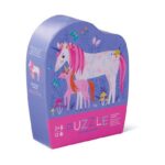 Crocodile Creek - Mini shaped box puzzle, Unicorn magic, 12 stukken