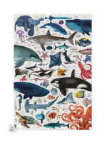 Crocodile Creek - Tin Puzzle 150 stukken, Ocean animals - Afbeelding 2