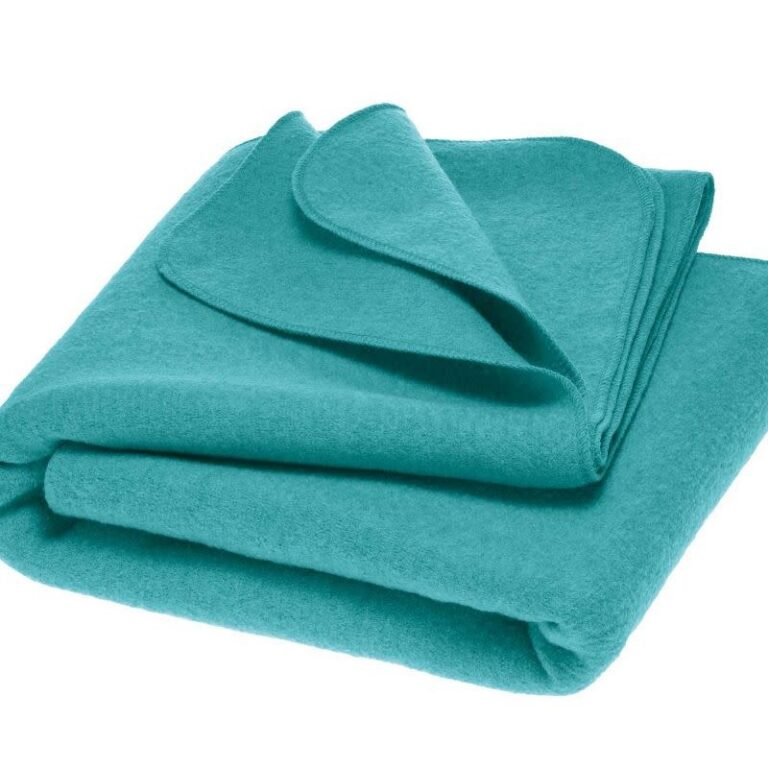 disana-boiled-wool-blanket-lagoon.jpg Disana - Boiled wool blanket S, 100x135cm, lagoon - Afbeelding 1