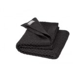 Disana - Honeycomb blanket, 80x100cm, anthracite