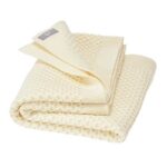 Disana - Honeycomb blanket, 80x100cm, natural