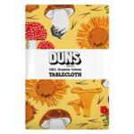 Duns Sweden - Tablecloth 220x140cm, Sunflowers and Mushrooms Sunshine Yellow - Afbeelding 2