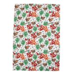 DUNS Sweden - Kitchen Towel, cotton/linen, rowanberry
