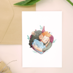 Eva Tack - Kaartje met envelop, Amour