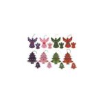 Global Affairs - houten hanger, kerstboom, rood, 2 stuks - Afbeelding 2