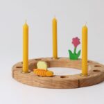 Grimm's - Amber beeswax Candles, 12 pcs single - Afbeelding 3
