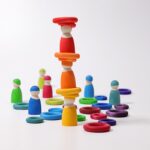 Grimm's - Building Rings Rainbow, 24pcs - Afbeelding 2