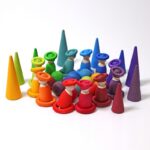 Grimm's - Building Rings Rainbow, 24pcs - Afbeelding 3