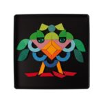 Grimm's - Magnet puzzle, Triangle - square - circle with glitter stones - Afbeelding 3