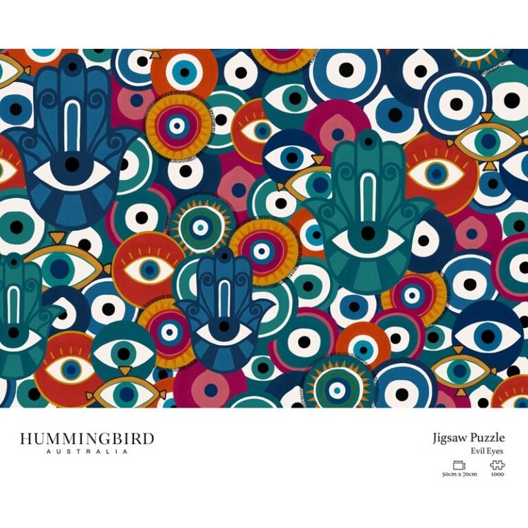 hummingbird-evil-eyes-hum0013.jpg Hummingbird - Puzzle, Evil eyes, 1000 stukken - Afbeelding 1