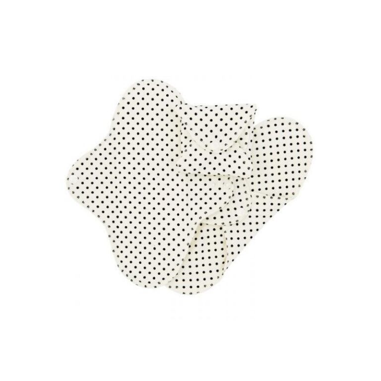 imse-vimse-maandverband-regular-slim-black-dots.jpg ImseVimse - Maandverband, regular slim, black dots, 3 stuks - Afbeelding 1