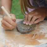 Kunstwerk - Speckstein Gravier set, mini - Afbeelding 2