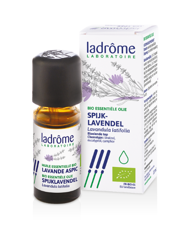 ladrome-essentiele-olie-spijklavendel.png Ladrome - Essentiële olie, spijklavendel (Lavandula latifolia) - Afbeelding 1