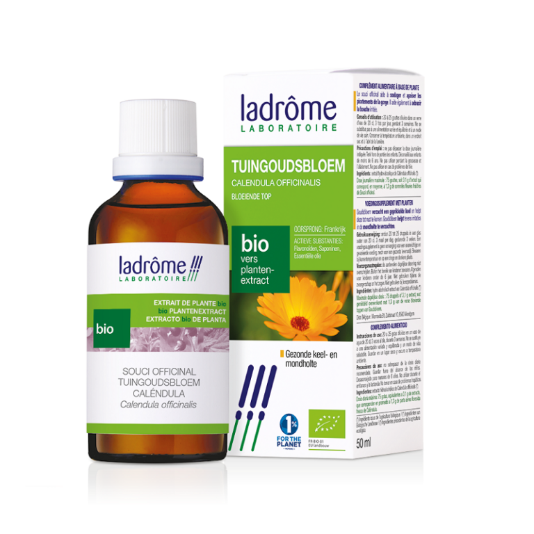 ladrome-plantenextract-tuingoudsbloem.png Ladrome - Plantenextract 50ml, Tuingoudsbloem - Afbeelding 1