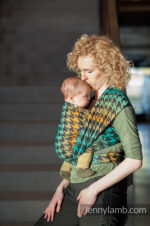 LennyLamb - Geweven doek Pepitka Green & Yellow, maat 7 (5,2 m) - Afbeelding 2