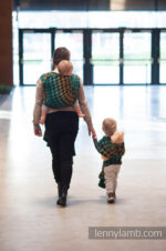 LennyLamb - Geweven doek Pepitka Green & Yellow, maat 7 (5,2 m) - Afbeelding 3