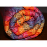 LennyLamb - Geweven doek Sunset Rainbow, bamboekatoen, maat 6 (4,6 m) - Afbeelding 2