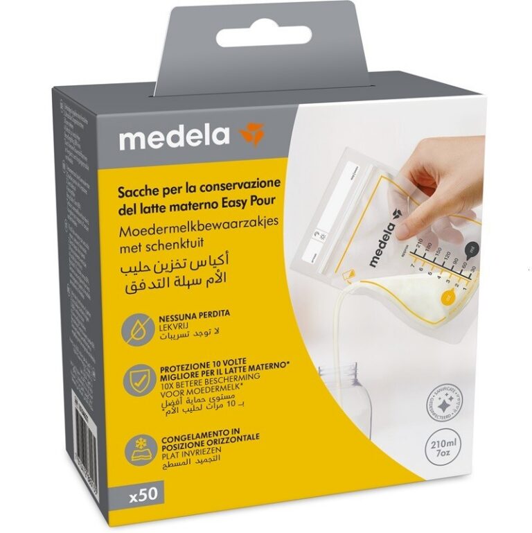 medela-moedermelkbewaarzakjes-50stuks.jpg Medela - Moedermelkbewaarzakjes met schenktuit, 50 zakjes - Afbeelding 1