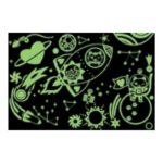 Mudpuppy - Glow in the dark puzzle, Cosmic Dreams, 100 stukken - Afbeelding 3