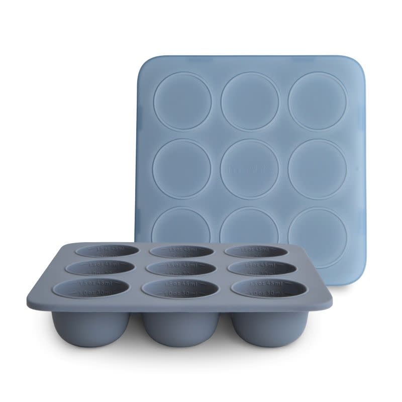 mushie-baby-food-freezer-tray-tradewinds.jpg Mushie - Baby Food Freezer Tray, Tradewinds - Afbeelding 1