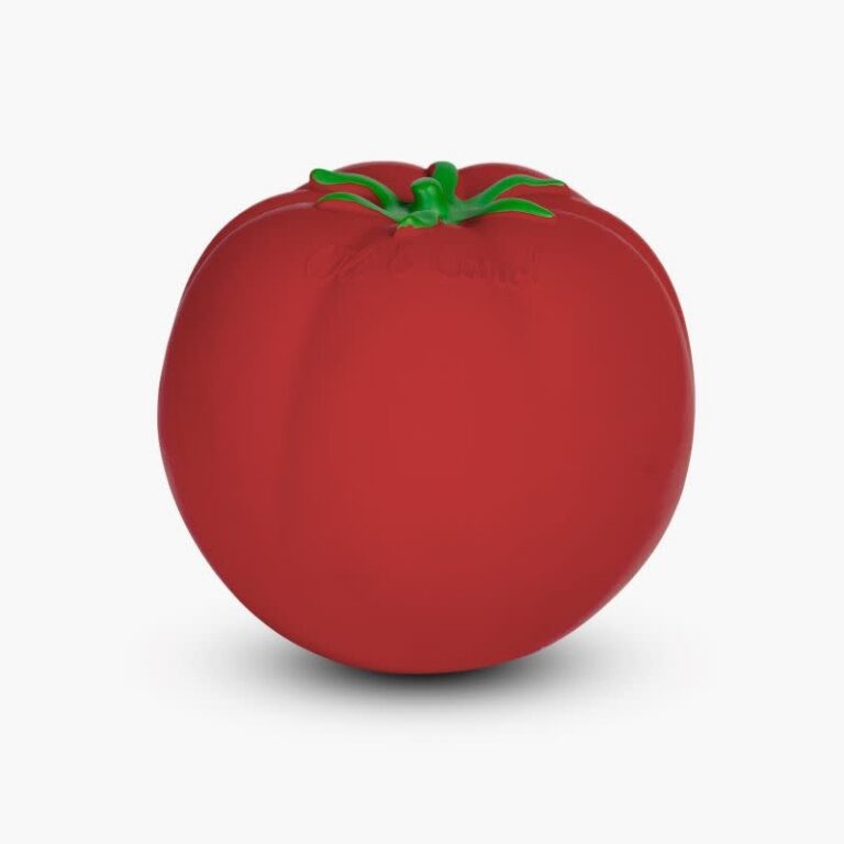 oli-carol-sporty-fruits-tomato-ball.jpg Oli & Carol - Natural rubber sporty fruits, Tomato Ball - Afbeelding 1