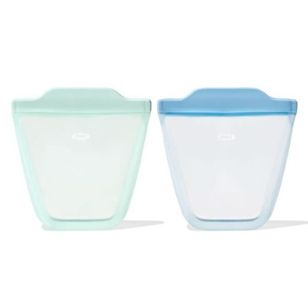 oxo-tot-reusable-bag-2-pc-opal-dusk.jpg Oxo tot - Silicone Reusable bag 2-piece stand-up cup set - Afbeelding 1