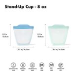 Oxo tot - Silicone Reusable bag 2-piece stand-up cup set - Afbeelding 2