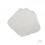 Popolini - Cleaning wipes organic cotton, ecru, 3 stuks