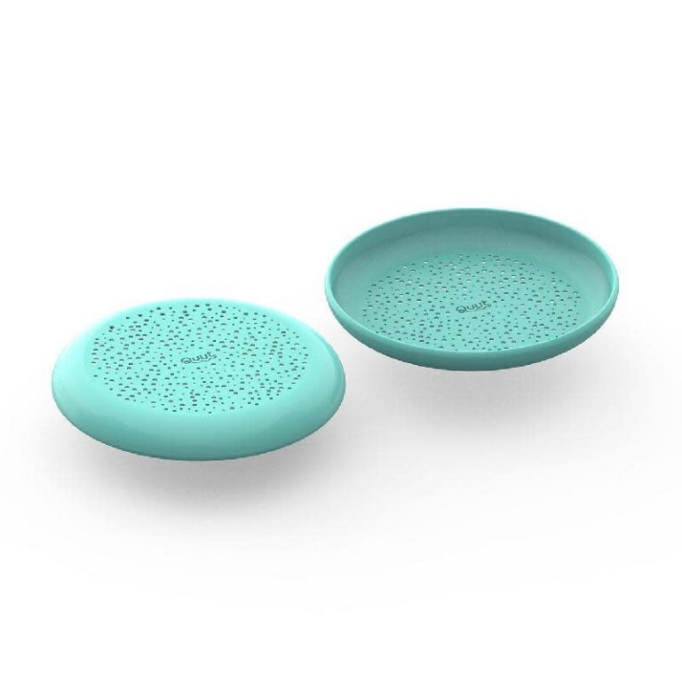 quut-flying-disc.jpg Quut - Frisbee & Sand Sifter, 2-in-1, vintage blue - Afbeelding 1