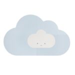Quut - playmat, head in the clouds, S, Dusty Blue