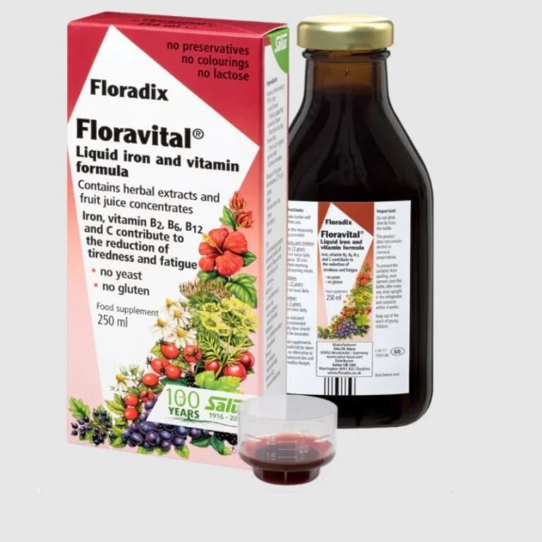 salus-floravital-ijzer-elexir.jpg Salus - Floravital, ijzer-elixir met vitaminen 250ml - Afbeelding 1