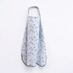 Simply Good - muslin nursing cover, 85x70cm, grijs, egeltjes