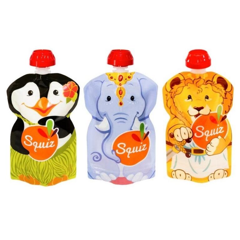 squiz-knijpzakjes-130ml-x3-carnival.jpg Squiz - knijpzakjes Carnaval, 130 ml, 3 stuks - Afbeelding 1